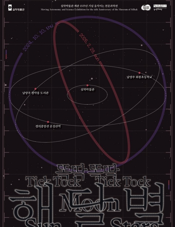  움직이는 천문과학전 '똑딱똑딱! 해, 달, 별'전 홍보물. / 자료제공=경기문화재단