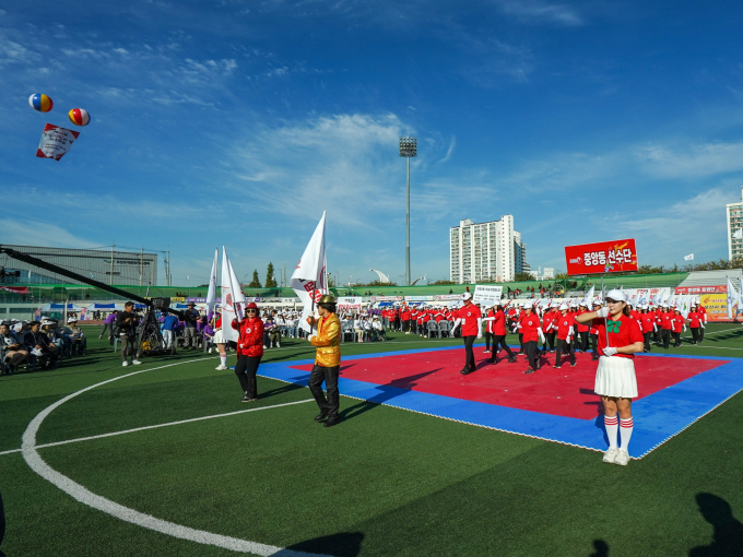 지난 5일 오산종합운동장에서 개최한 제36회 오산시민의 날 체육대회의 모습 / 사진제공=오산시