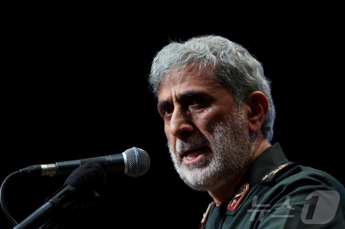 에스마일 가니 이란 혁명수비대(IRGC)의 정예 쿠드스군 사령관. 2022.04.14/ ⓒ 로이터=뉴스1 ⓒ News1 박재하 기자