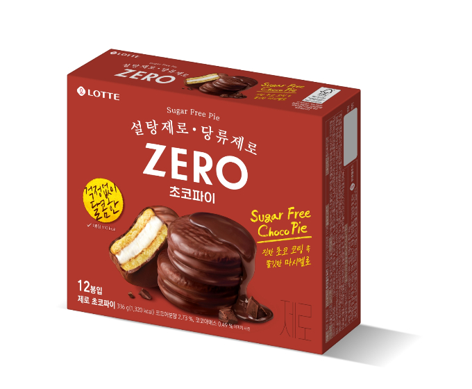 롯데웰푸드가 무설탕 마시멜로 구현에 힘을 쓴 무설탕·무당류 초코파이를 출시했다. /사진=롯데웰푸드
