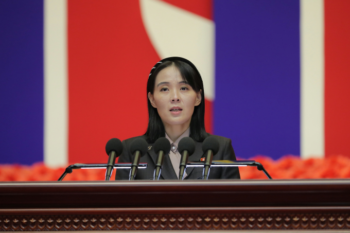 김여정 부부장이 강경 발언을 이어갔다.  /사진=노동신문