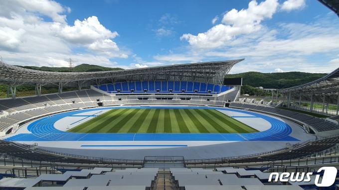 용인미르스타디움 전경(용인시 제공) ⓒ News1 김평석 기자