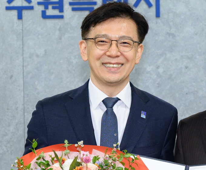 수원특례시 제2부시장에 취임한 현근택 변호사. 사진제공=수원시 