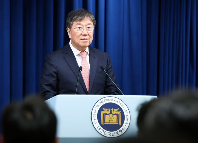 윤석열 대통령이 14일 신임 주중국대사에 김대기 전 비서실장을 내정한다고 밝혔다. 사진은 김대기 전 비서실장이 지난해 12월28일 서울 용산 대통령실 청사에서 인사 발표 관련 브리핑을 하는 모습. /사진=뉴시스