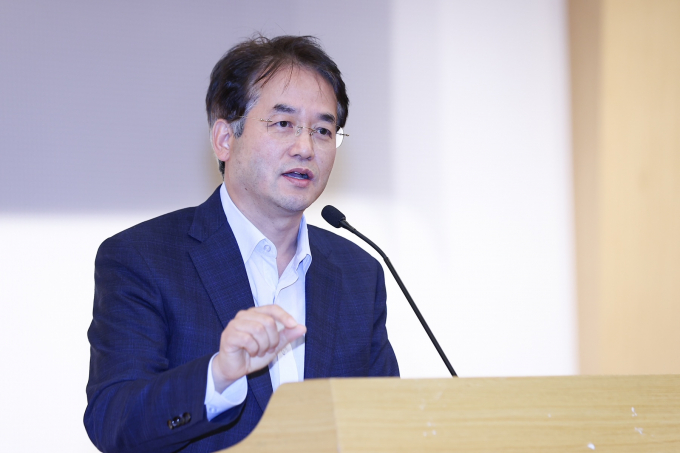 이동환 고양특례시장이 14일 국회도서관에서 열린 ‘특례시 지원 특별법 제정을 위한 국회 정책토론회’에서 연설을 하고 있다. /사진제공=고양특례시