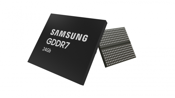 삼성전자 24Gb GDDR7 D램. / 사진=삼성전자 