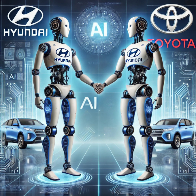 현대자동차와 일본 토요타가 인공지능(AI) 휴머노이드 로봇 개발을 위해 협력한다. /그래픽=김서연 기자 