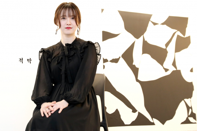 배우 구혜선이 중국에서 번 저작권 수익을 공개했다. 사진은 구혜선이 2019년 6월7일 서울 마포구 진산갤러리에서 열린 '니가 없는 세상, 나에겐 적막' 전시회 기자간담회에서 포즈를 취한 모습. /사진=머니투데이