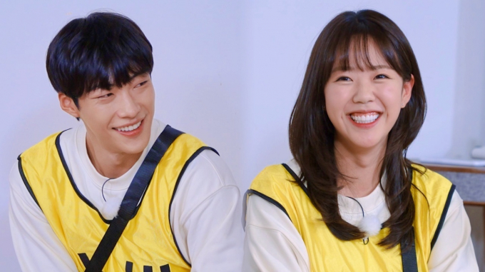 우도환과 지예은의 러브라인이 주목된다. /사진= SBS '런닝맨'