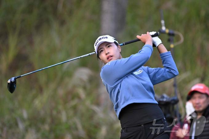 성유진이 BMW 레이디스 챔피언십 3라운드를 2위로 마쳤다.ⓒ AFP=뉴스1