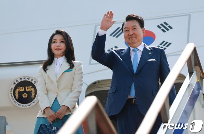 윤석열 대통령과 김건희 여사. (대통령실 제공) 2023.6.19/뉴스1 ⓒ News1 안은나 기자