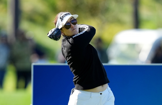 LPGA 투어 BMW 레이디스 챔피언십 정상에 오른 해나 그린. /사진= 대회 조직위