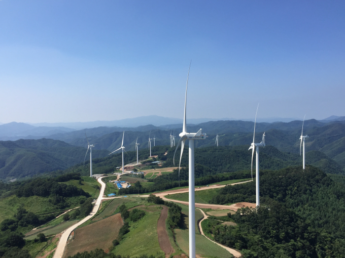 GS 영양 풍력 발전 단지 전경. /사진=GS