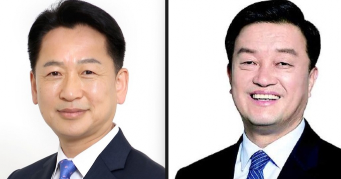 고영인(왼쪽) 경기도 경제부지사 , 윤호준(오른쪽) 정무수석 내정자. 사진제공=경기도 