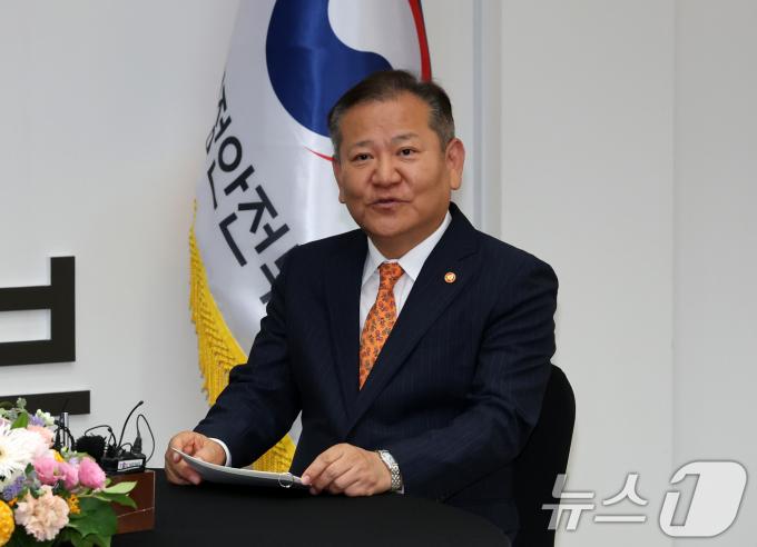 이상민 행정안전부 장관. (공동취재)  ⓒ News1 허경 기자