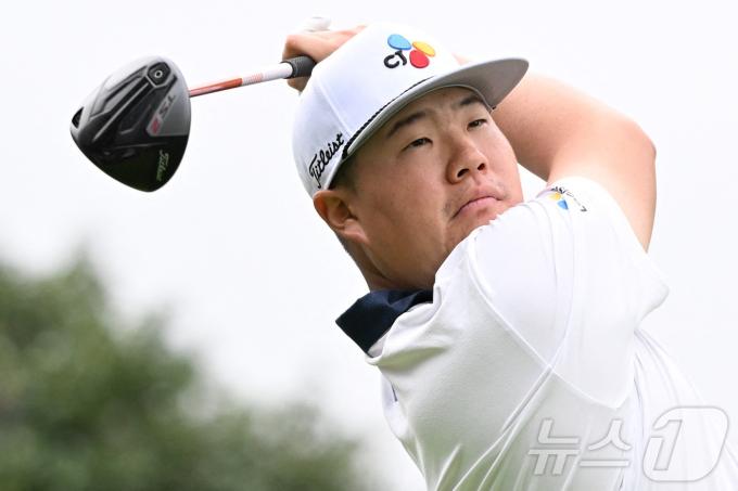 임성재(26)가 PGA투어 조조 챔피언십 3라운드에서 공동 12위로 올라섰다. ⓒ AFP=뉴스1