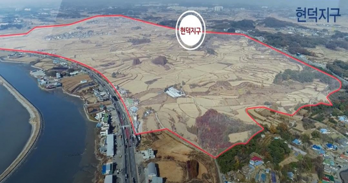 경기 평탥 현덕지구 항공사진 전경