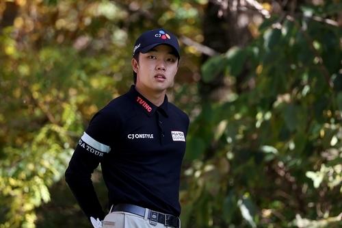 동아회원권그룹 첫 날 선두인 송민혁(KPGA 제공)