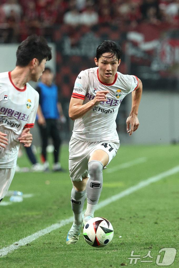 강원FC의 양민혁. /뉴스1 ⓒ News1 신웅수 기자