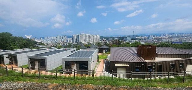 대구 앞산 골안골 해넘이 캠핑장 전경/사진제공=대구안전생활실천시민연합
