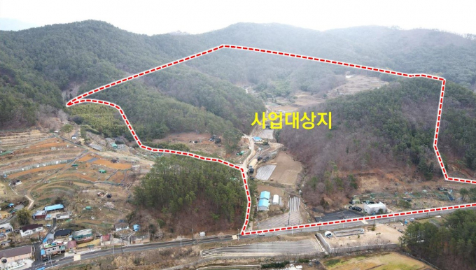 부산 기장군 철마면 구칠리 일원의 반려문화공원 사업지 전경/사진=정동만의원실