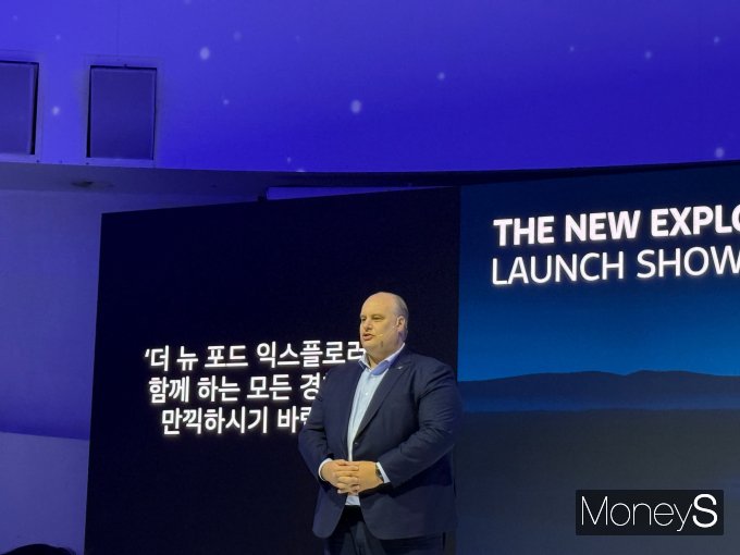  데이비드 제프리 포드링컨세일즈서비스코리아 사장은 더 뉴 포드 익스플로러를 통해 한국 대형SUV 시장에서 포드의 저변을 넓히겠다는 의사를 밝혔다. /사진=김서연 기자 