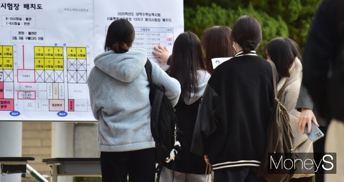 [머니S포토] 2025 수능 치뤄질 시험장은 어디