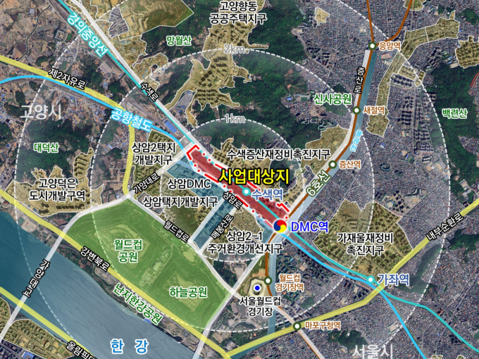 서울시는 지난 13일 제15차 도시·건축공동위원회에서 '수색·DMC역 주변지역 지구단위계획구역 및 계획 결정 변경안을 수정 가결했다. /사진=서울시