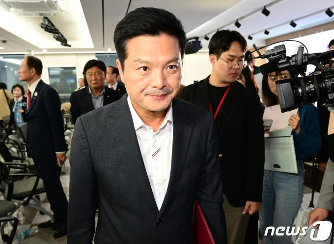 김태우 국민의힘 강서구청장 후보 (공동취재) 2023.10.11/뉴스1 ⓒ News1 김진환 기자