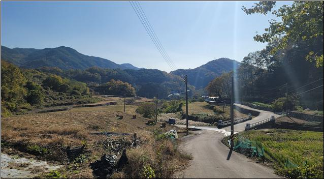 합천군 봉산면 압곡리와 김봉리 일대 지역주민들의 물 부족 숙원이 해결됐다. 사진은 합천군 봉산면 압곡리 전경./사진=합천군