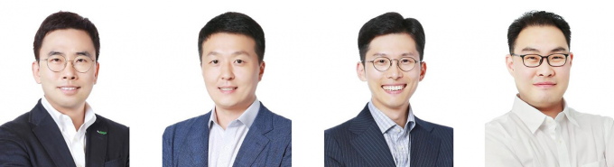 (좌측부터)BGF리테일 SCM실장 김석환 상무, 재무지원실장 이윤성 상무, 5권역장 박정권 상무. /사진=BGF리테일