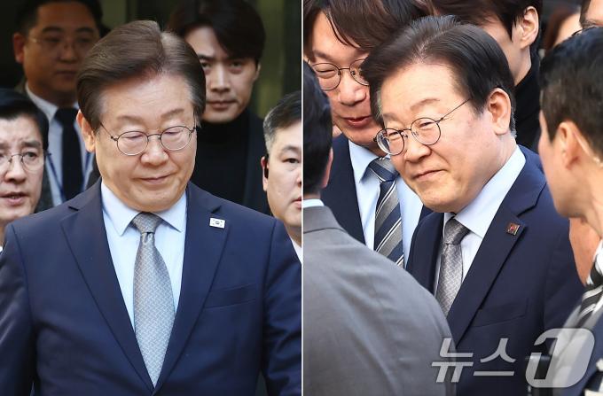 [뉴스1 PICK]유죄 판결 후 집회 나선 이재명 대표 