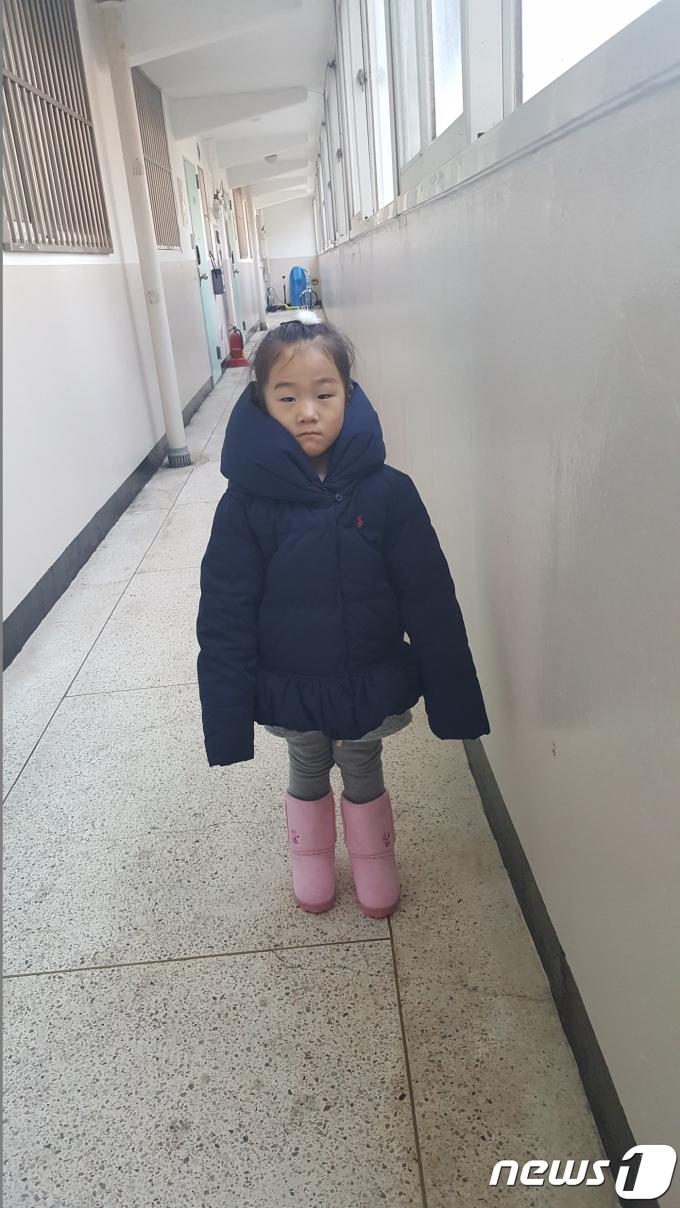 전주지검은 고준희양(5) 사건 최종 브리핑을 열었다. 이날 브리핑에서 검찰은 준희양의 생전 모습이 담긴 사진을 공개했다.(전주지검 제공)2018.01.25/뉴스1 ⓒ News1 박슬용 기자