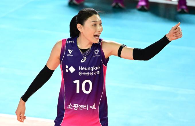 흥국생명의 김연경(KOVO제공)
