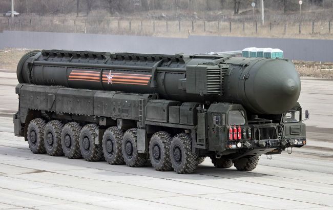 러시아의 대륙간탄도미사일(ICBM) RS-26 루베즈<출처=러시아 매체>
