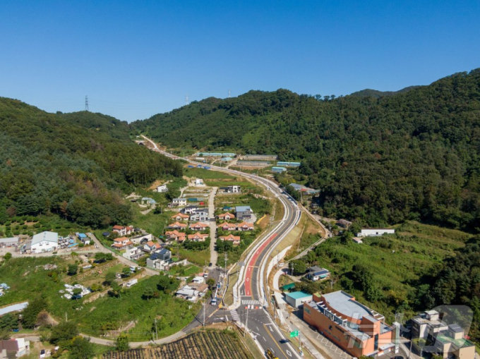 화도와 조안을 잇는 시도 8호선 완전 개통 모습. / 사진제공=남양주시