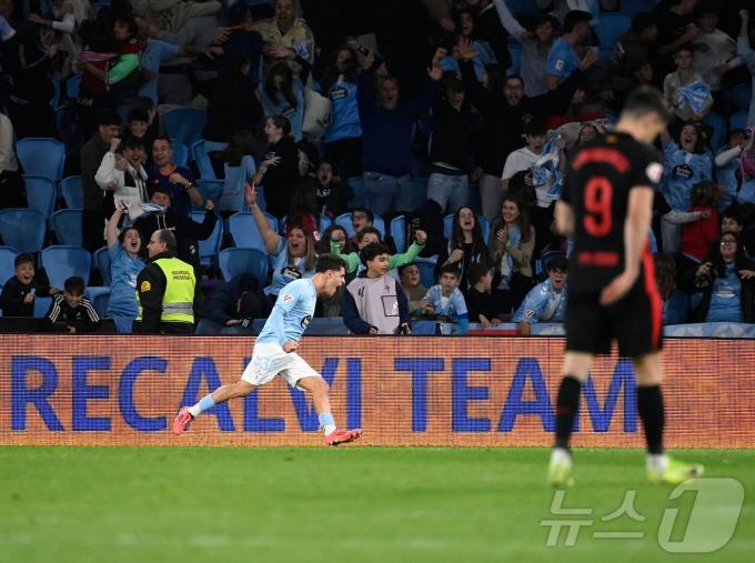 바르셀로나가 24일(한국시간) 열린 2024-25 스페인 라리가 14라운드 원정 경기에서 셀타 비고와 2-2로 비겼다. ⓒ AFP=뉴스1