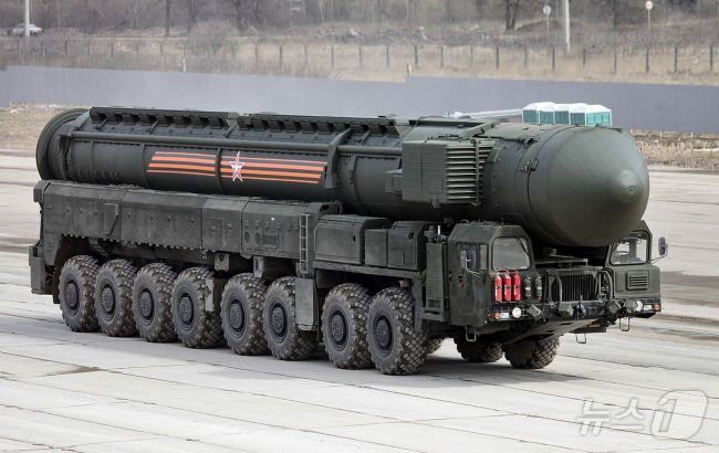 러시아의 대륙간탄도미사일(ICBM) RS-26 루베즈<출처=러시아 매체>