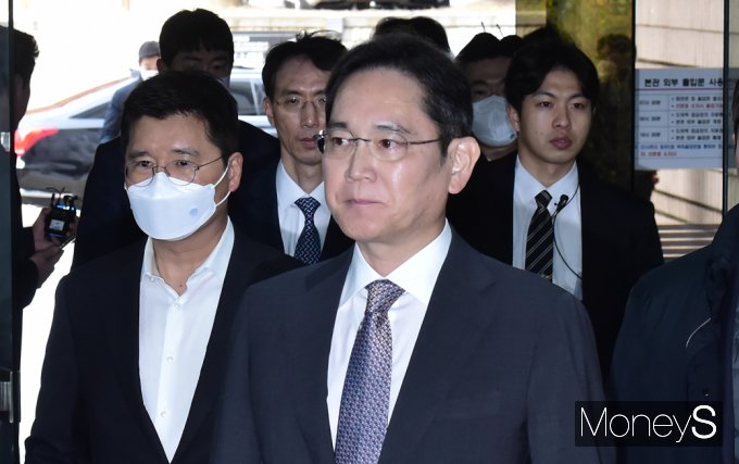 [머니S포토] 1심 선고 무죄 '이재용' 삼성전자 회장, 항소심 결심은