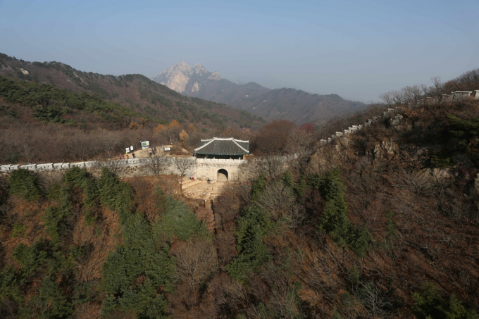한양의 수도성곽 '북한산성'의 모습. /사진제공=고양특례시