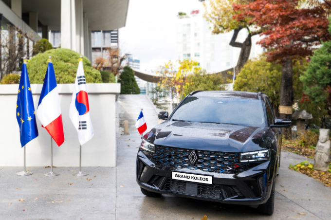 르노코리아의 그랑 콜레오스가  주한 프랑스 대사의 공식차량으로 선정됐다.