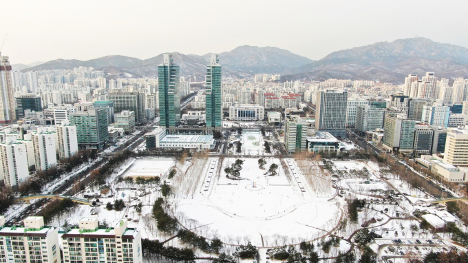 평촌신도시 전경. 사진제공=안양시