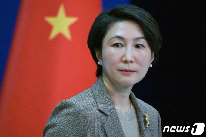 마오닝 중국 외교부 대변인. 2024.1.16 ⓒ AFP=뉴스1 ⓒ News1 우동명 기자