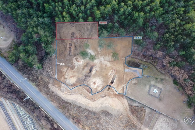 군위군 인각사지 가마터 2차 발굴조사 현장./사진제공=대구 군위군