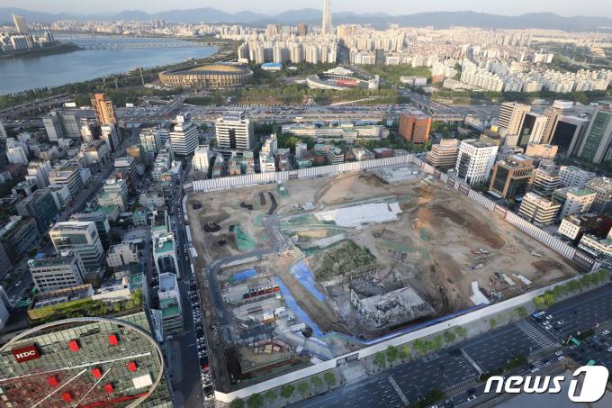 서울 강남구 삼성동 현대차 신사옥 건립 부지. 2020.5.6/뉴스1 ⓒ News1 임세영 기자