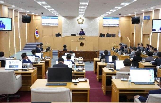 광주광역시 남구의회 본회의.