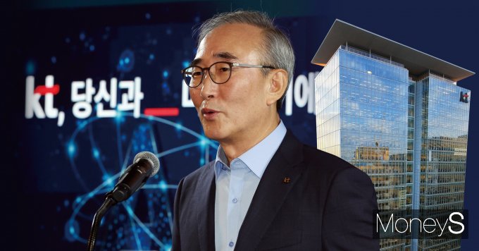 김영섭 KT 대표. /그래픽=김은옥 기자