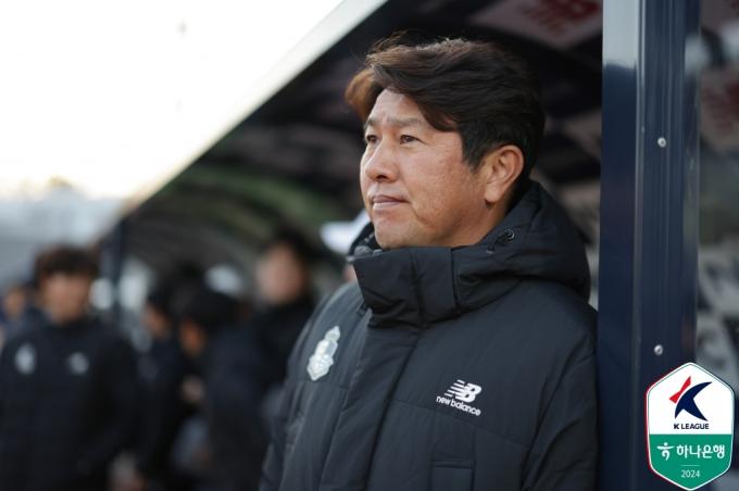 김도균 서울 이랜드 감독(한국프로축구연맹 제공)