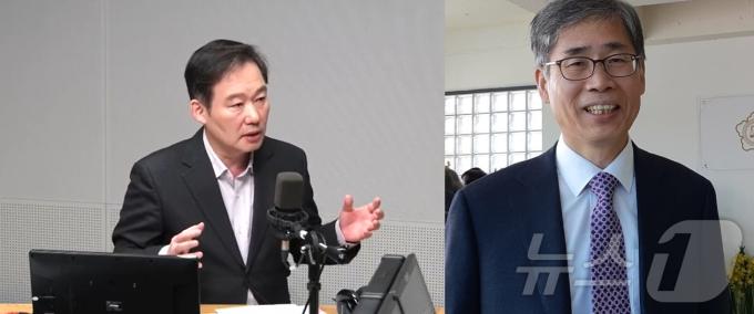신지호 국민의힘 전략기획사무부총장(왼쪽)과 신평 변호사. ⓒ 뉴스1 DB