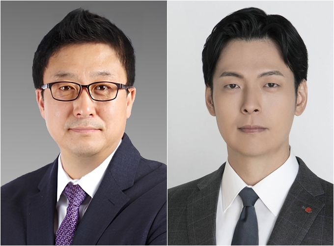 롯데그룹의 바이오 사업이 주목된다. 사진은 제임스박 롯데바이오로직스 신임 대표이사 사장 내정자(왼쪽)와 신유열 롯데 부사장. /사진=롯데바이오로직스